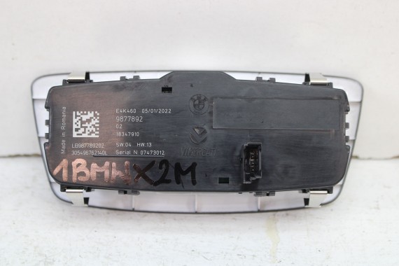 BMW X1 F48 PRZEŁĄCZNIK WŁĄCZNIK ŚWIATEŁ 9877892 panel EUROPA reflektorów sterowanie 61319877892 61 31 9877892