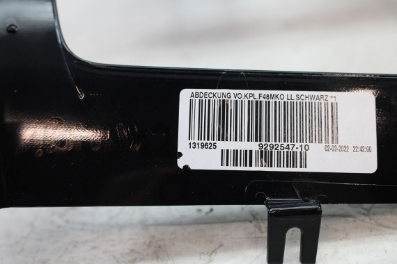 BMW X2 F39 DEKOR ZAŚLEPKA LISTWA KONSOLI 9292547 osłona UCHWYT X1 F48 WYKOŃCZENIE PANELU DESKI dekor 51169292547 ramka tunela