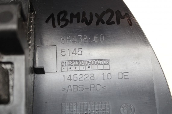 BMW X2 F39 OBUDOWA KIEROWNICY 6843860 OSŁONA KOLUMNY 6843858 51456843860 51456843858  51 45 6843860 51 45 6843858