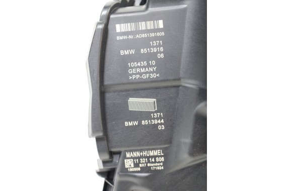 BMW X1 F48 FILTR POWIETRZA OBUDOWA 8513916 1371 8513916 105435 X2 F39 F45 F46 MINI F54 F55 F56 F57 F60 13718513916 diesel 2.0 D