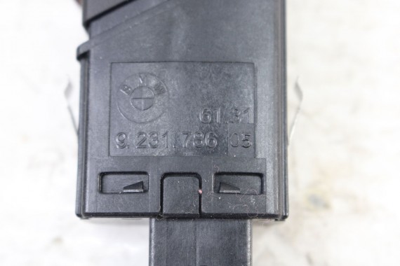 BMW  3 F34 PRZYCISK ŚWIATEŁ AWARYJNYCH 9231786  czarny 4G C7 PRZYCISKI Przełącznik systemu ostrzegawczego 61319231786 konsoli