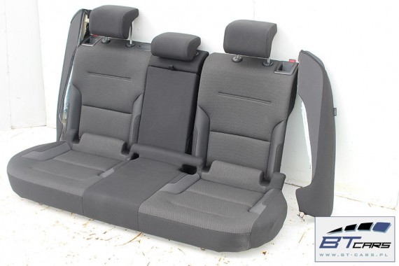VW GOLF 7 VII KOMBI FOTELE KOMPLET FOTELI siedzeń siedzenia fotel tapicerka 5G 5G9 welur kolor czarny