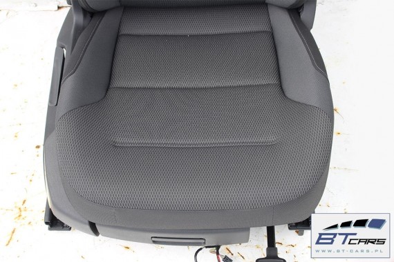 VW GOLF 7 VII KOMBI FOTELE KOMPLET FOTELI siedzeń siedzenia fotel tapicerka 5G 5G9 welur kolor czarny