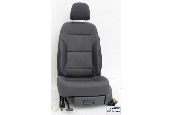 VW GOLF 7 VII KOMBI FOTELE KOMPLET FOTELI siedzeń siedzenia fotel tapicerka 5G 5G9 welur kolor czarny