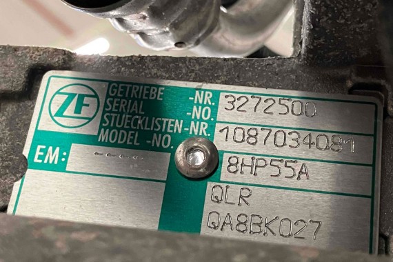 AUDI SKRZYNIA BIEGÓW QLR 8-stopniowa biegowa 2.0 TFSi CYN CYNB 252KW 185 Km przebieg 26 km A6 A7 T FSi 4G C7 4G8  S-TRONIC 8HP