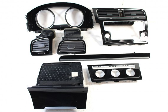 VW GOLF 7 VII LISTWY OZDOBNE KONSOLI LISTWA DEKOR DEKORY WYKOŃCZENIE TAPICERKA 5G1863391K 5G1863100G 5G1819743F 5G1864147 FL 5G