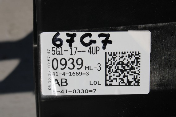 VW GOLF 7 5G KONSOLA 5G1857003 DESKA ROZDZIELCZA KOKPIT PULPIT kolor:  czarny 5G 5G1857181A LIFT 5G1857003 5G1857003 5G1857003
