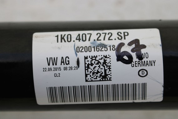 VW AUDI SEAT SKODA PÓŁOŚ PRZÓD LEWA 1K0407271LB 1K0407271BP przednia 1K0407763KX 1K0 407 271 LB