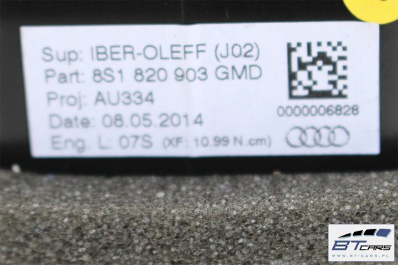 AUDI TT WLOTY KRATKI NAWIEWU 8S1820901 8S1820902 8S1820903 8S1820951 8S1820952 GMD KOMPLET WLOTÓW POWIETRZA Z PRZYCISKAMI 8S