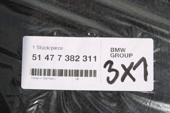 BMW X1 F48 DYWANIKI PODŁOGI 7382311 wycieraczki kolor czarny 54477382311 7410384 51 47 7408920 7382311 7382311 7382311 7382311