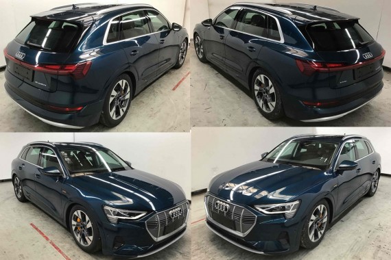 AUDI E-TRON DYWANIKI PODŁOGI 4KL863691 4KE864450 wycieraczki 4KL 863 691 A 4KE 864 450 'QA5' - czarny (soul) ETRON