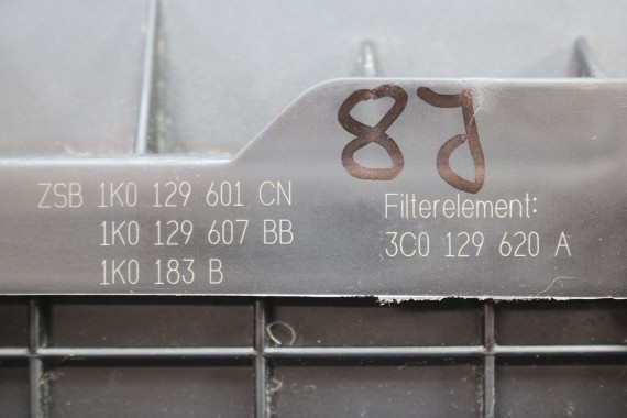 VW SKODA FILTR POWIETRZA 1K0129607BB 1K0129601CN obudowa 1K0 129 607 BB 1K0 129 601 CN