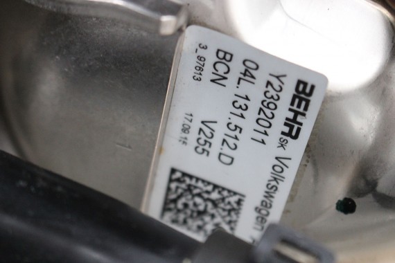 VW AUDI SKODA SEAT ZAWÓR CHŁODNICA EGR 04L13151D2 04L131512 04L131512BQ 04L131512BH 04L 131 512 D recyrkulacji spalin diesel