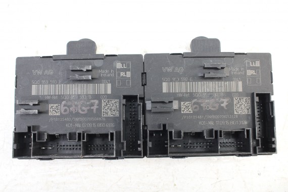 AUDI VW SKODA MODUŁ DRZWI 5Q0959592E 5Q0959593E 5Q0 959 592 E 5Q0 959 593 E  SIDE ASSIST 5G 510 5T 5NA 3CN, 3G 3V 8V 8S 81A