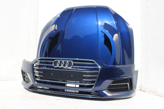 AUDI A5 8W PRZÓD FULL LED maska błotniki pas przedni zderzak lampy lampa F5 2D2D LX5H Niebieski wzmocnienie błotnik 8W6