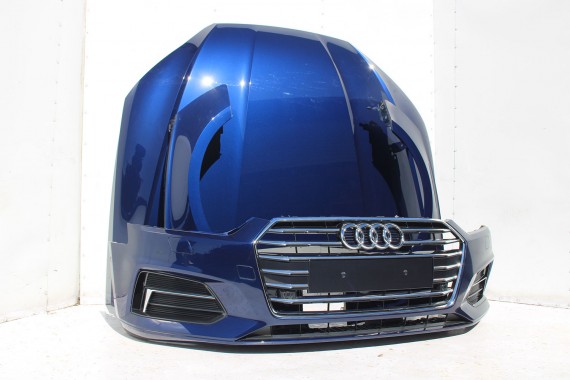 AUDI A5 8W PRZÓD FULL LED maska błotniki pas przedni zderzak lampy lampa F5 2D2D LX5H Niebieski wzmocnienie błotnik 8W6