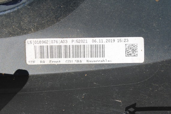 AUDI A5 8W PRZÓD FULL LED maska błotniki pas przedni zderzak lampy lampa F5 2D2D LX5H Niebieski wzmocnienie błotnik 8W6