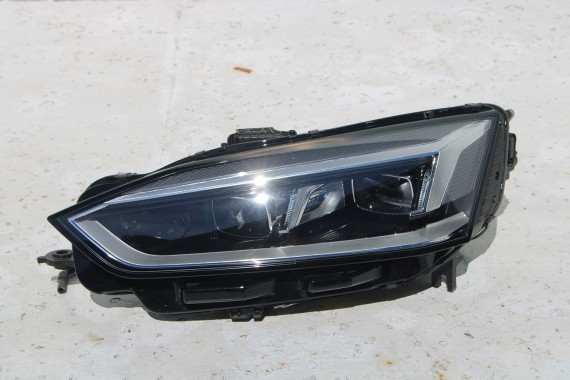 AUDI A5 8W PRZÓD FULL LED maska błotniki pas przedni zderzak lampy lampa F5 2D2D LX5H Niebieski wzmocnienie błotnik 8W6