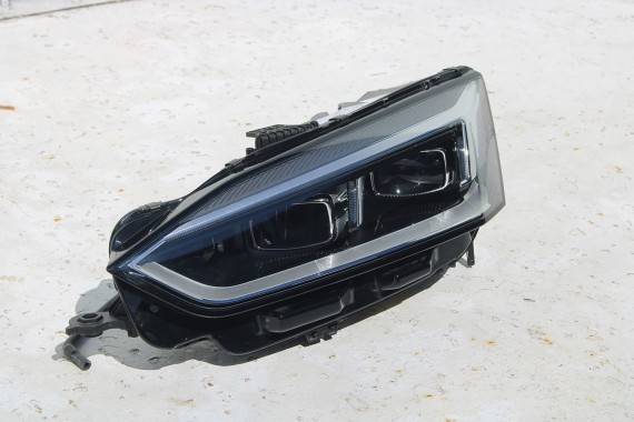 AUDI A5 8W PRZÓD FULL LED maska błotniki pas przedni zderzak lampy lampa F5 2D2D LX5H Niebieski wzmocnienie błotnik 8W6