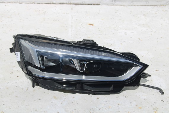 AUDI A5 8W PRZÓD FULL LED maska błotniki pas przedni zderzak lampy lampa F5 2D2D LX5H Niebieski wzmocnienie błotnik 8W6