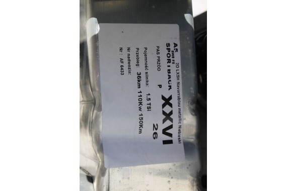 AUDI A5 8W PRZÓD FULL LED maska błotniki pas przedni zderzak lampy lampa F5 2D2D LX5H Niebieski wzmocnienie błotnik 8W6