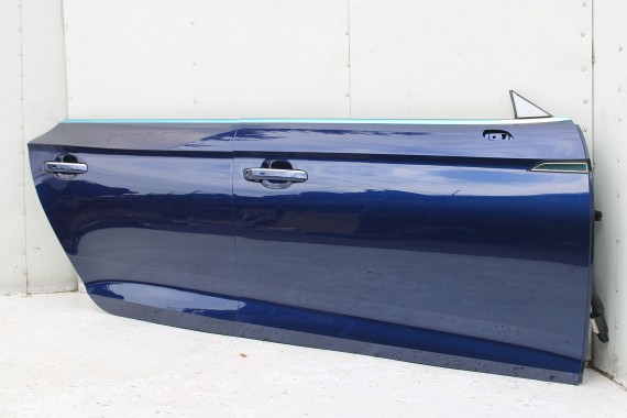 AUDI A5 SPORTBACK DRZWI PRAWE PRZÓD + TYŁ STRONA PRAWA przednie + tylne 2 sztuki 8W F5 2D2D LX5H Niebieski 8W8831052 8W8833052