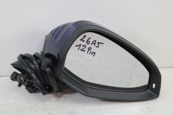 AUDI A5 8W F5 LUSTERKO DRZWI LEWE 15pin 8W8 2D2D LX5H Niebieskistrona lewa zewnętrzne pinów kabli SPORTBACK  8W8 F5 15 pinowe