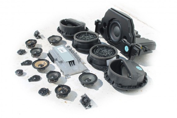 AUDI A5 8W F5 GŁOŚNIKI WZMACNIACZ BANG&Olufsen 8W0035465 8W6035399D 8W6035400D 8W5035297 8W0035303 8W0035416D 8W9035382C ZESTAW