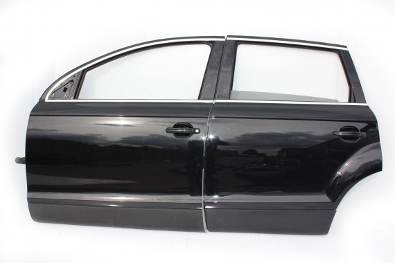 AUDI Q7 DRZWI LEWE PRZÓD + TYŁ STRONA LEWA przednie + tylne 2 sztuki 4L Kolor 2T2T LC9X Głęboka Czarny 4L0831051 4L0833051 LIFT