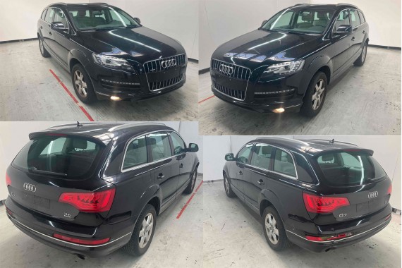 AUDI Q7 DRZWI LEWE PRZÓD + TYŁ STRONA LEWA przednie + tylne 2 sztuki 4L Kolor 2T2T LC9X Głęboka Czarny 4L0831051 4L0833051 LIFT