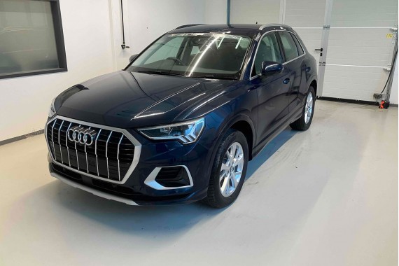 AUDI Q3 II 83A DRZWI LEWE PRZÓD + TYŁ STRONA LEWA przednie + tylne 2 sztuki B9B9 LX5E Kosmosblau Niebieski 83A831051 83A833051