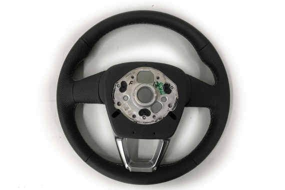 AUDI A3 Q2 KIEROWNICA 81A419091N 81A 419 091 N INU - czarny FL LIFT skóra S-line Sline 4M8419508A 4M84195689
