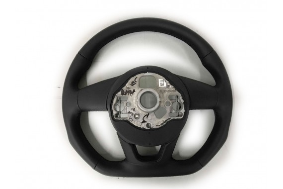 AUDI A1 A3 Q3 KIEROWNICA 82A419091AE 81A 419 091 AE INU - czarny FL LIFT skóra  82A 8Y 83A FY sportowa