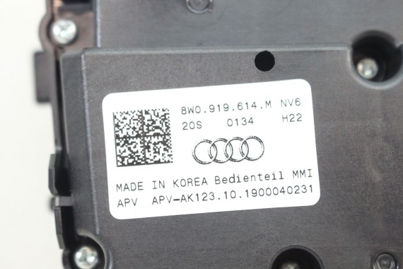 AUDI A4 A5 ZESTAW MMI MONITOR CZYTNIK MIB 2 PANEL 8W0035840E 8W0919614M 8W8919604  wyświetlacz gałka sd navi 8W B9 F5 ANGLIK