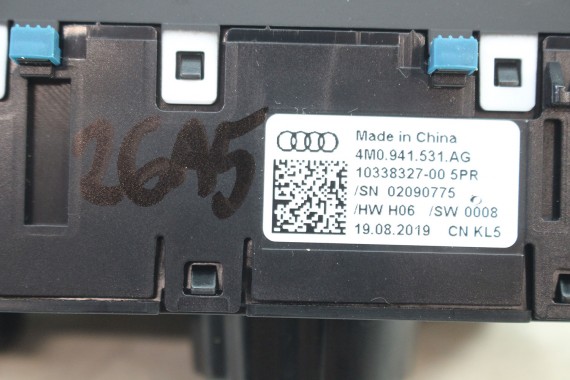 AUDI A4 A5 A5 Q7 PRZEŁĄCZNIK WŁĄCZNIK ŚWIATEŁ 4M0941531AG 4M0941531AN 4M0 941 531 AG 8W 4M b9 f5 fy 4M0 941 531 AN