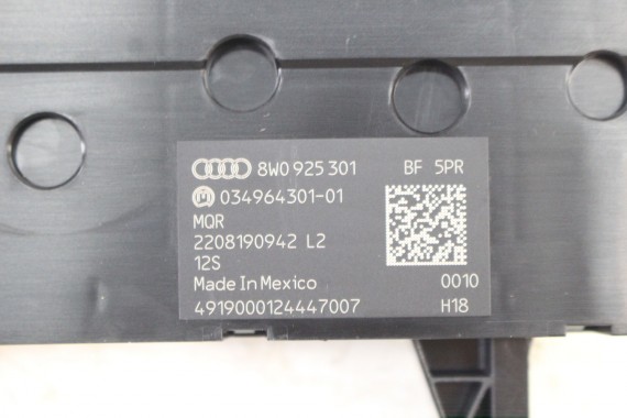 AUDI A4 A5 PANEL Z PRZYCISKAMI 8W0925301BF 8W przycisk przyciski 8W0 925 301 BF b9 f5 sterowania