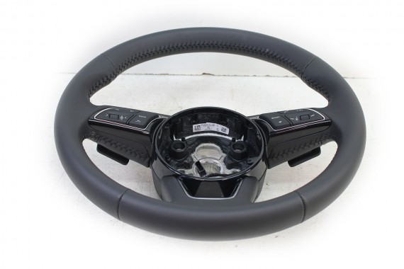 AUDI A4 A5 KIEROWNICA + BIEGI 8W0419091CL 8W0419091H kolor INU - czarny 8W0 419 091 H CL 8W B9 F5 multifunkcyjna skórzana MULTI