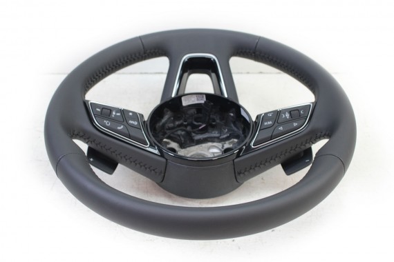 AUDI A4 A5 KIEROWNICA + BIEGI 8W0419091CL 8W0419091H kolor INU - czarny 8W0 419 091 H CL 8W B9 F5 multifunkcyjna skórzana MULTI