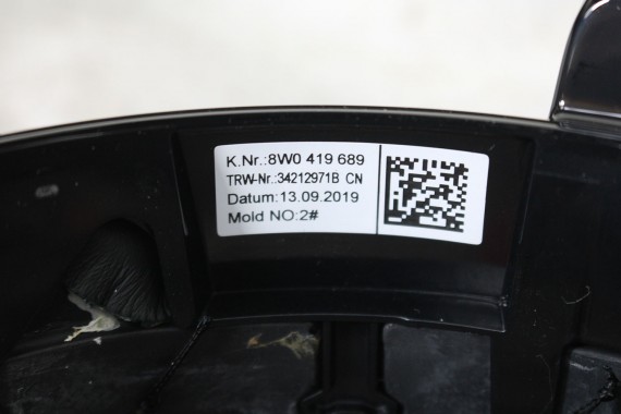AUDI A4 A5 KIEROWNICA + BIEGI 8W0419091CL 8W0419091H kolor INU - czarny 8W0 419 091 H CL 8W B9 F5 multifunkcyjna skórzana MULTI
