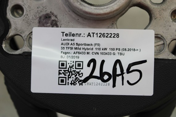AUDI A4 A5 KIEROWNICA + BIEGI 8W0419091CL 8W0419091H kolor INU - czarny 8W0 419 091 H CL 8W B9 F5 multifunkcyjna skórzana MULTI