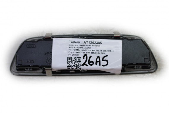AUDI A5 F5 LAMPKA OŚWIETLENIE PODSUFITKI 8W0947111 4M0947111 8W0947111 4M0947111 led kolor 6PS czerń A4 8W 8W6 4M 4M8 8W0947111