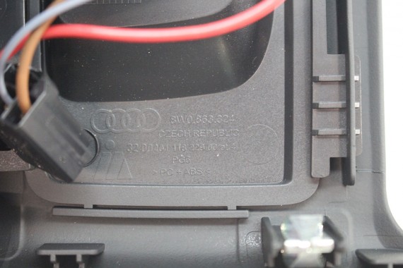 AUDI A4 A5 WYKOŃCZENIE TUNELU ŚRODKOWEGO 8W0864376 8W0 864 376 6PS - czarny (soul) 8W B9 f5 8W0819203  wlot WLOTY
