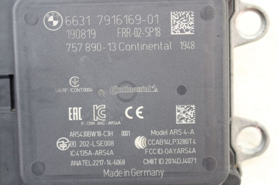 BMW X1 G01 SENSOR RADAR ACC 7916169 DISTRONIC MODUŁ STEROWNIK 663167916169 6898190 5A1CFA0 6753801 6897034 6897172 6896006 G08