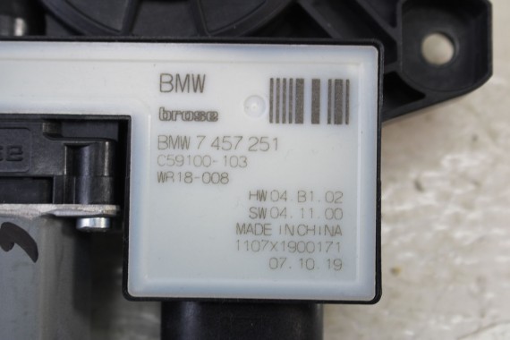 BMW X1 G01 G08 SILNICZEK MODUŁ DRZWI SZYB 7457250 7457249 7457251 7457252 51337457249 51337457250  51337457251 51337457252