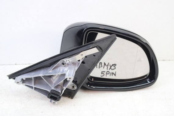 BMW X3 G08 G01 IX3 LUSTERKO prawe drzwi lewa zewnętrzne pinów kabli 5 pin 416 Carbon-schwarz Czarny ASYSTENT side