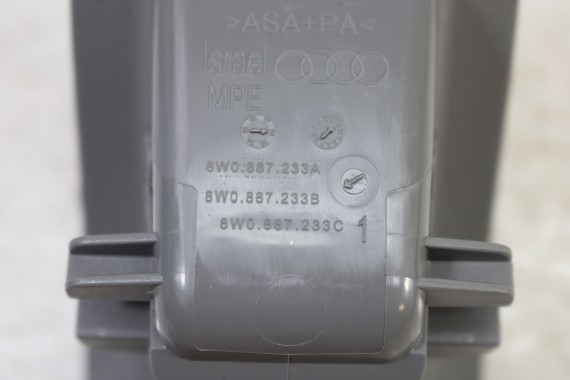 AUDI A4 A5 ZAŚLEPKA FOTELI TYŁ 8W0887233B 8W0 887 233 zaślepka wykończenie MOCOWANIE ISOFIX UCHWYT + ZAŚLEPKA osłona 8W0887187