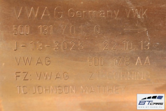 AUDI TT KATALIZATOR WYDECH 5Q0131701Q 5Q0 131 701 Q 8S tłumik 5Q0 178 AA 5Q0178AA 5Q0131701Q 5Q0131701Q 5Q0131701Q 5Q0131701