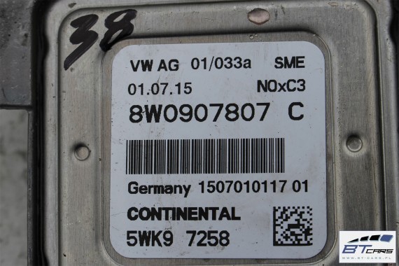 AUDI A4 A5 CZUJNIK SONDA NOX 8W0907807C 8W0907807B 8W0907807 8W0907807C 8W0907807B 80A907807N 80A907807M 80A907807S 80A907807AR