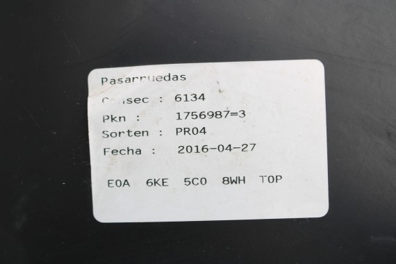 VW JETTA 5C NADKOLE PRZÓD 5C6805911 5C6805912 przednie 5C6 805 911 5C6 805 912 5C6805911AC 5C6805912AC 5C6805911AD 5C6805912AD