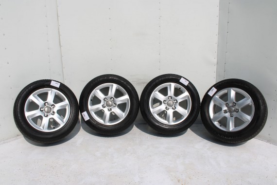 AUDI Q7  FELGI 18 OPONY KOŁA felga 4L0601025AG 8,5J*18H2 ET58 BRIDGESTONE DUELER SPORT 255/55/18 109Y 4L0 601 025 AG 4L0601025BJ